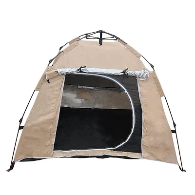 Streamdale Furniture Khaki Single-Layer Hiking Tent Easy Setup, Sturdy and Breathable