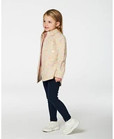 Deux par Deux Big Girls Rib Leggings Navy