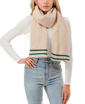 Marcus Adler Knit Varsity Scarf