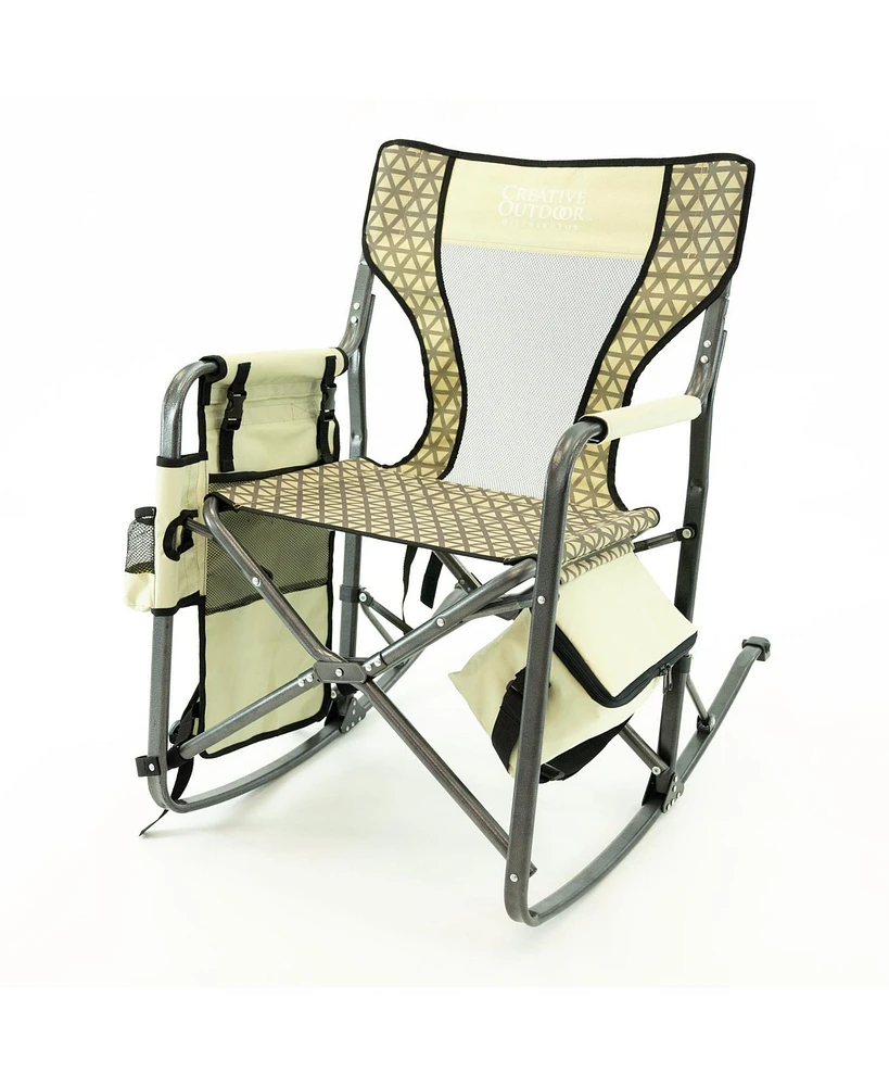 Outdoor Folding Rocking Director's Chair