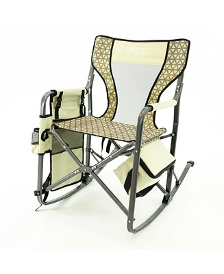 Outdoor Folding Rocking Director's Chair