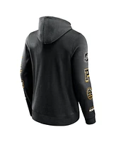 Fanatics Men's Black Pittsburgh Penguins Wild Winner Fleece Pullover Hoodie