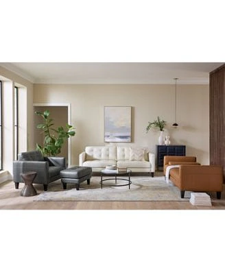 Pezley Leather Sofa Collection Created For Macys