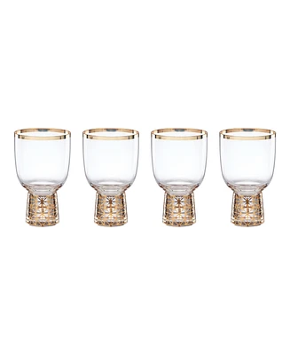 Lenox Tuscany Classics Gold Frost Wine Glasses, Set Of 4