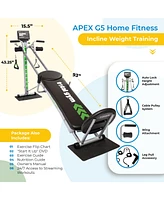 Total Gym Apex G5 Home Fitness Incline Weight Training with 10 Resistance Levels