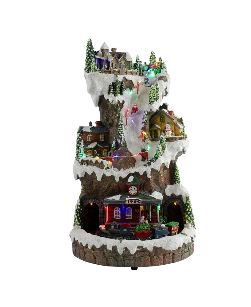 Northlight 15" Led and Animated Christmas Scene with Music