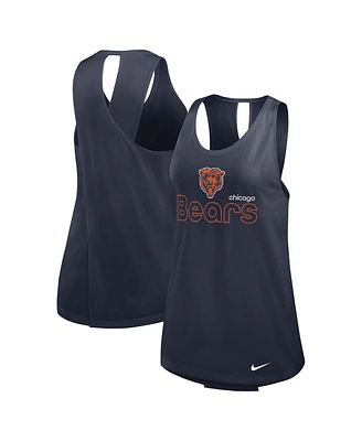 Nike Women's Navy Chicago Bears Performance Tank Top