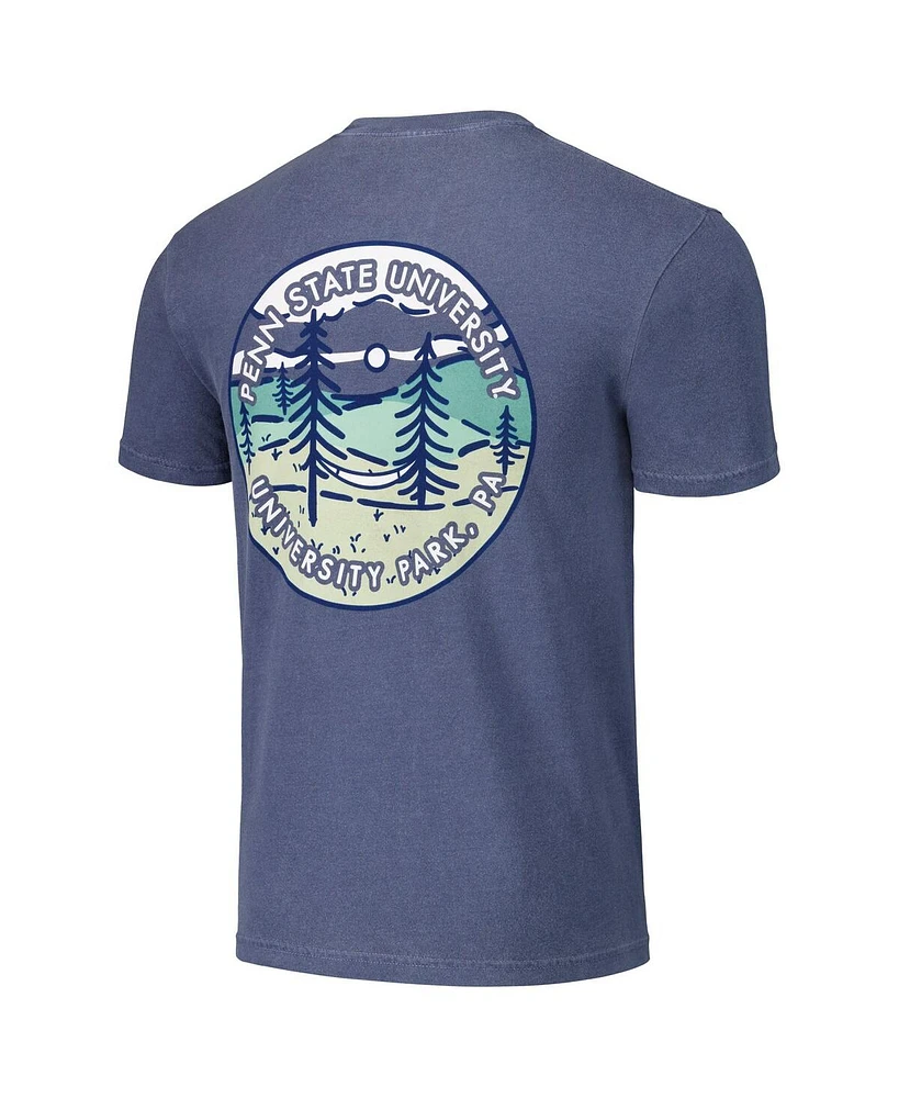Image One Men's and Women's Navy Penn State Nittany Lions Scenic Comfort Colors T-Shirt