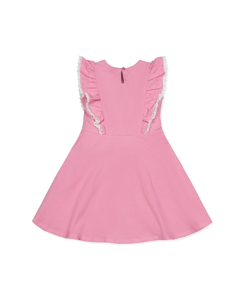 Hope & Henry Girls' Sleeveless Knit Pinafore Dress
