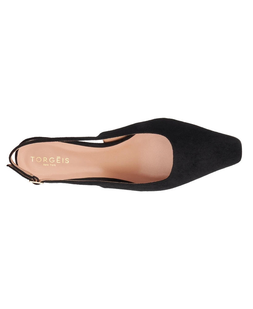 Torgeis Women's Bernadette Slingback Heels