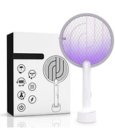 LiBa Electric Fly Swatter Racket 2 in 1 Usb Rechargeable Indoor Outdoor Bug Zapper