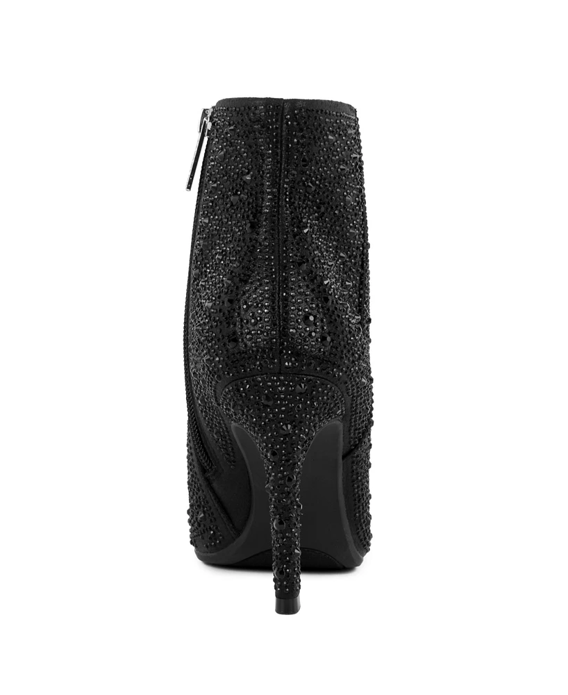 Sugar Women's Vecna 2-Pointed Toe Embellished Dress Booties