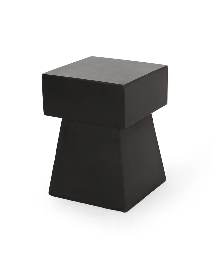 Modern Concrete Pedestal Side Table