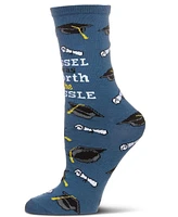 The Tassel Was Worth The Hassle Greeting Card Socks