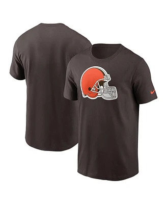 Nike Men's Brown Cleveland Browns Logo Essential T-Shirt