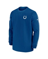 Nike Men's Royal Indianapolis Colts 2024 Sideline Coaches Long Sleeve Top