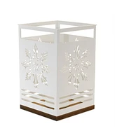 Slickblue Snowflake Candle Holders for Elegant Winter Lighting (Set of 2)