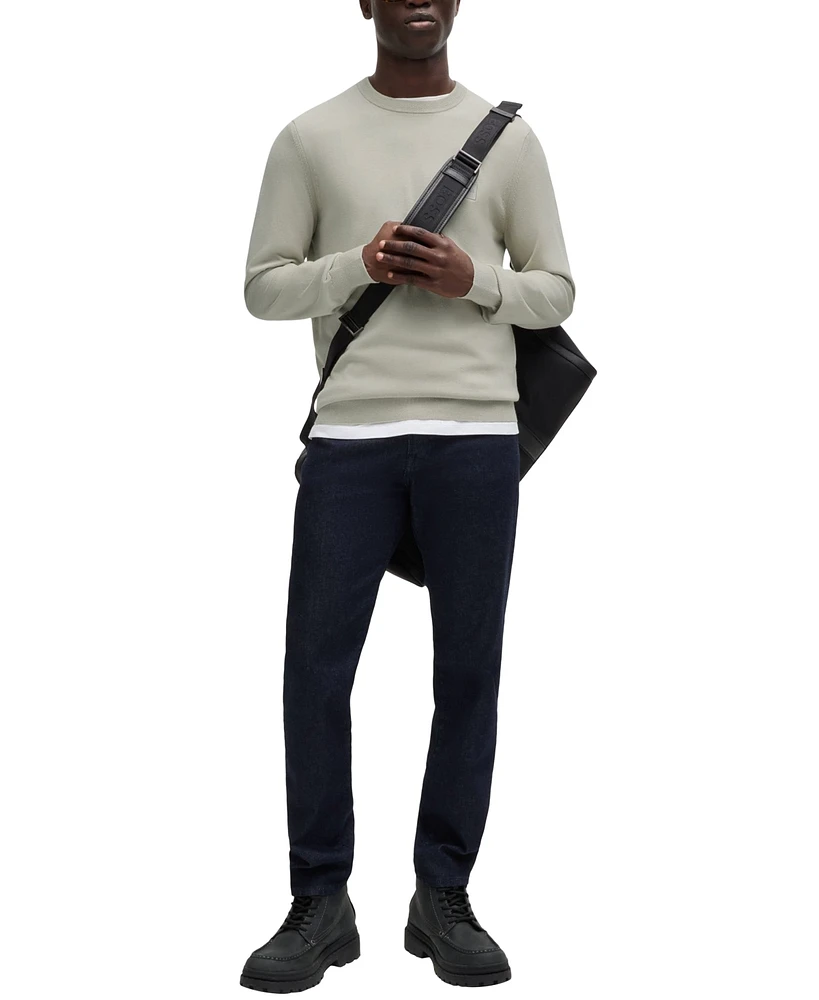 Boss by Hugo Men's Logo Crew-Neck Sweater
