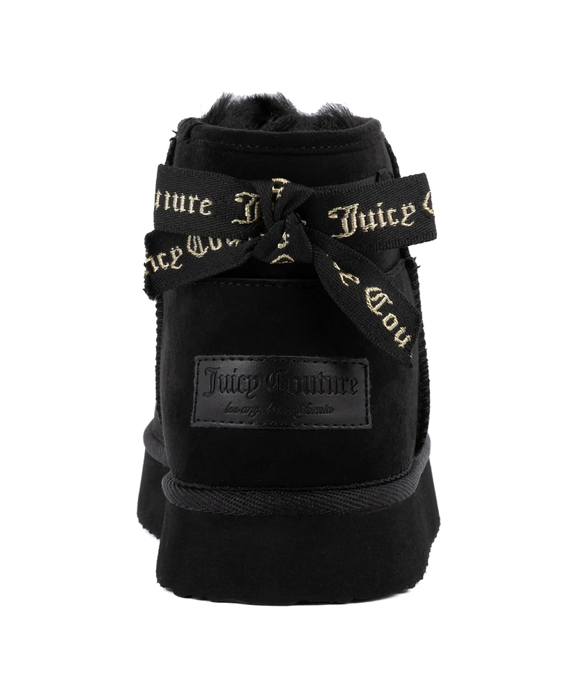 Juicy Couture Women's Olden Mini Platform Cold Weather Booties