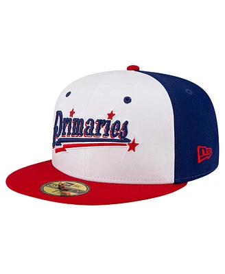 New Era Men's Blue New Hampshire Fisher Cats Theme Night Primaries 59FIFTY Fitted Hat