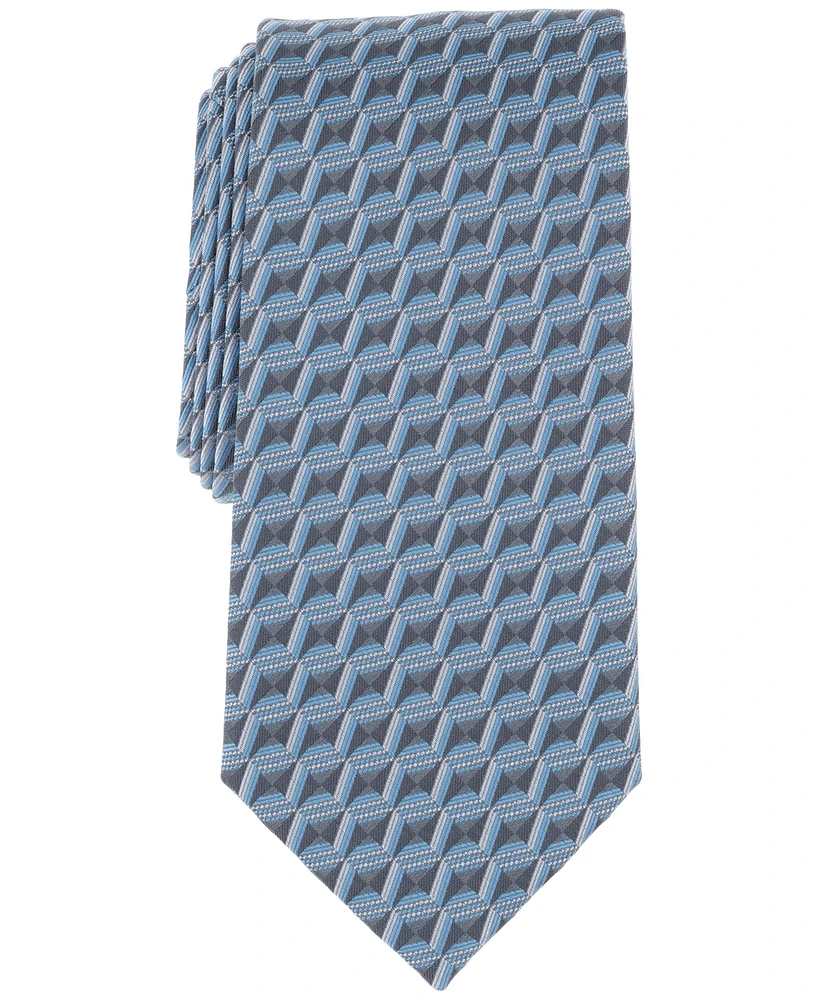 Perry Ellis Men's Barone Geo-Pattern Tie