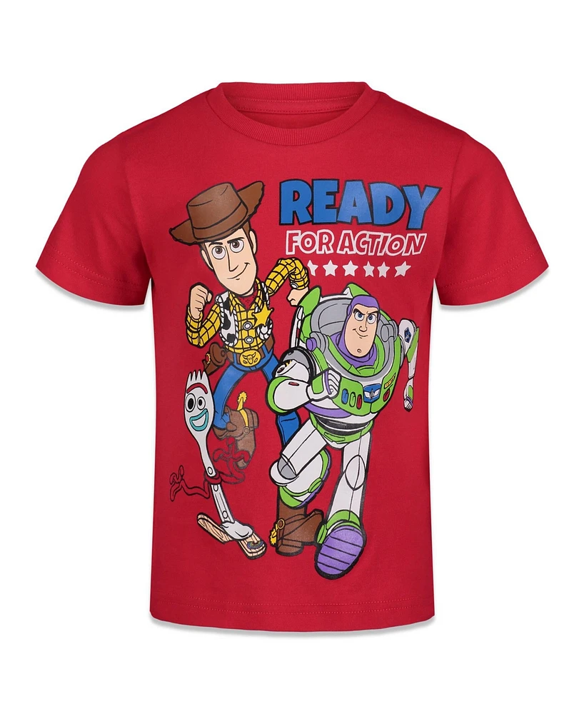 Toy Story Toddler Boys 4 Pack T-Shirts