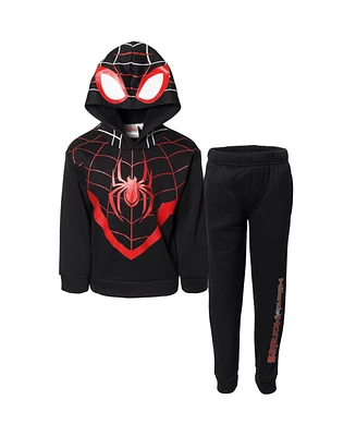 Spider-Man Little Boys Marvel Avengers Fleece Athletic Pullover Hoodie and Pants Outfit Set