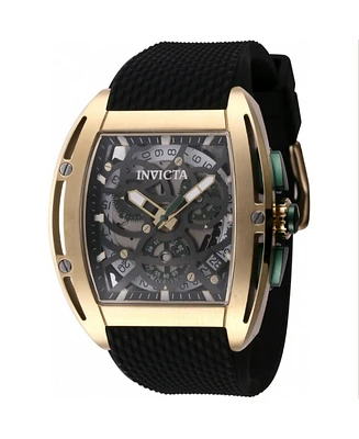 Invicta Men's 45186 S1 Rally Quartz Multifunction Grey, Black Dial Watch