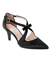 Bandolino Women's Zeffer Strappy Bow Stiletto Heel Pumps