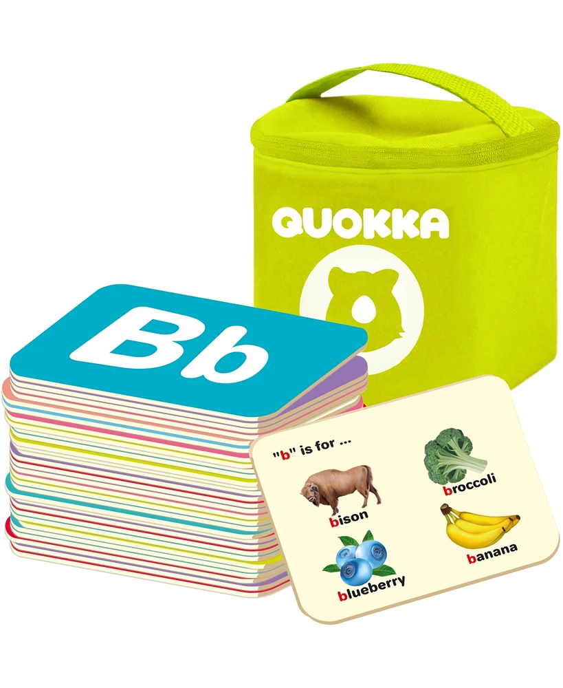 Quokka Abc Learning Flash Cards for Toddlers 2-4 Years Old