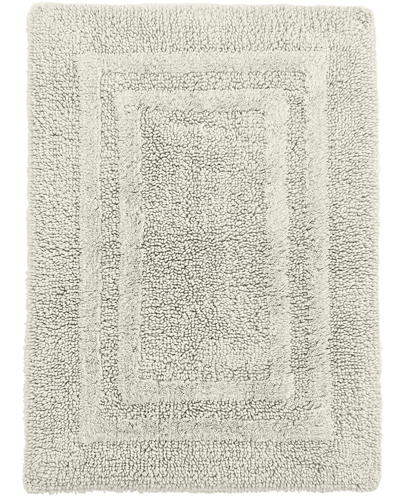 Hotel Collection 100% Cotton Reversible Bath Rug, 18" x 25", Exclusively at Macy's