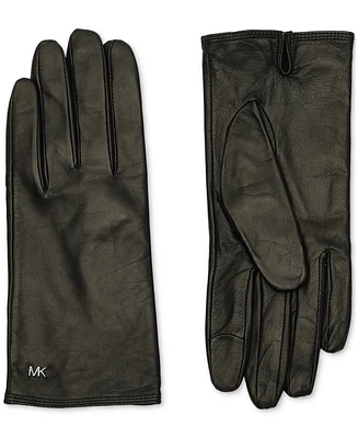 Michael Kors Women's Smooth Leather Gloves