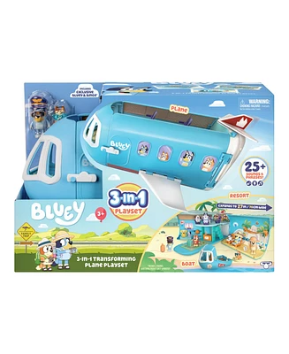 Bluey 3-in-1 Transforming Airplane Playset