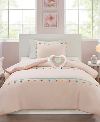 Intelligent Design Tessa Tassel 4-Pc. Comforter Set, Full/Queen