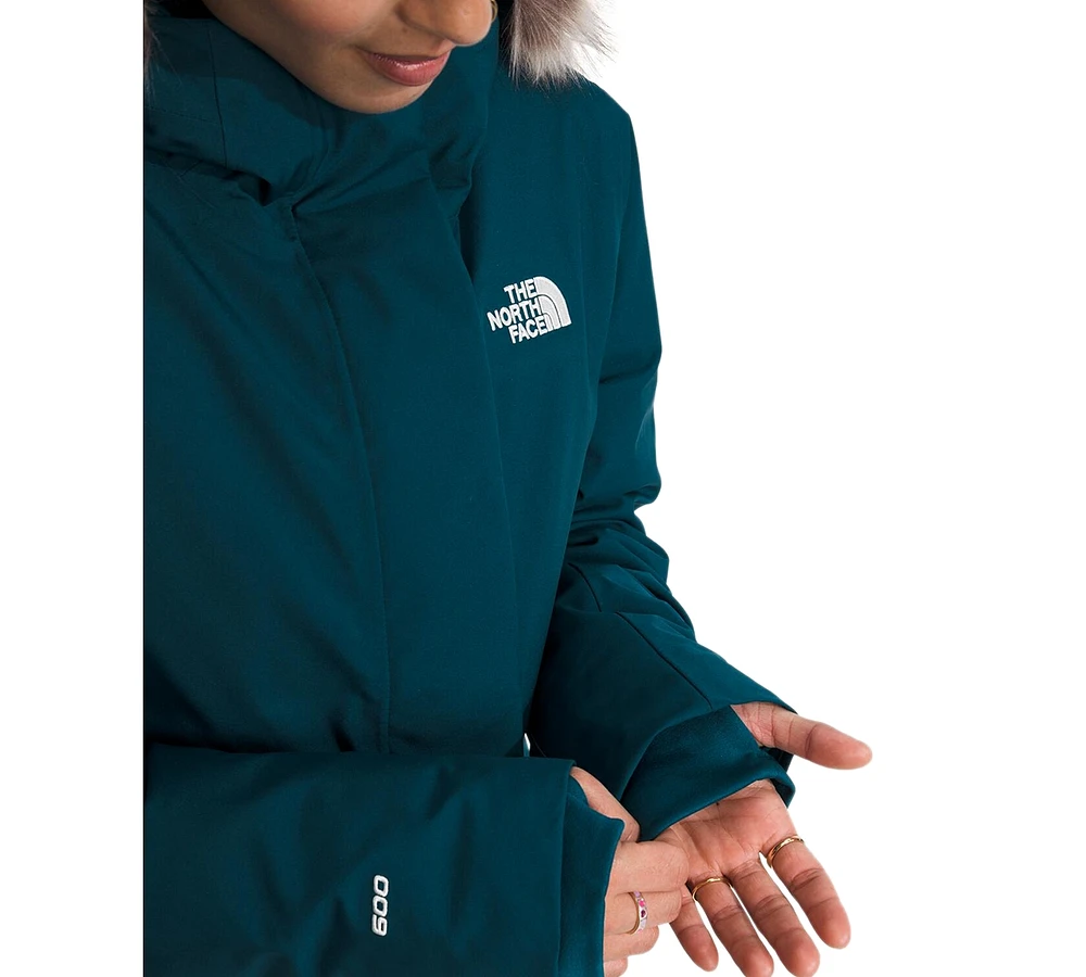 The North Face Women's Arctic Hooded Faux-Fur-Trim Parka
