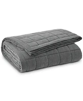Oake Stonewashed Check Coverlet Set, King, Exclusively at Macy's