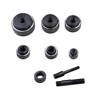 Yescom 6 Ton Hydraulic Knockout Punch Set 6 Dies (1/2" to 2") Hole Puncher Tool Kit 11-gauge with Rotatable Head