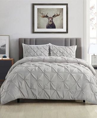 Closeout! Videri Home Pintucked 3-pc. Comforter Set