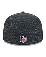 New Era Men's Black Las Vegas Raiders 2024 Sideline 59FIFTY Fitted Hat