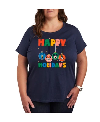 Hybrid Apparel Plus Size Disney Holidays Graphic T-shirt