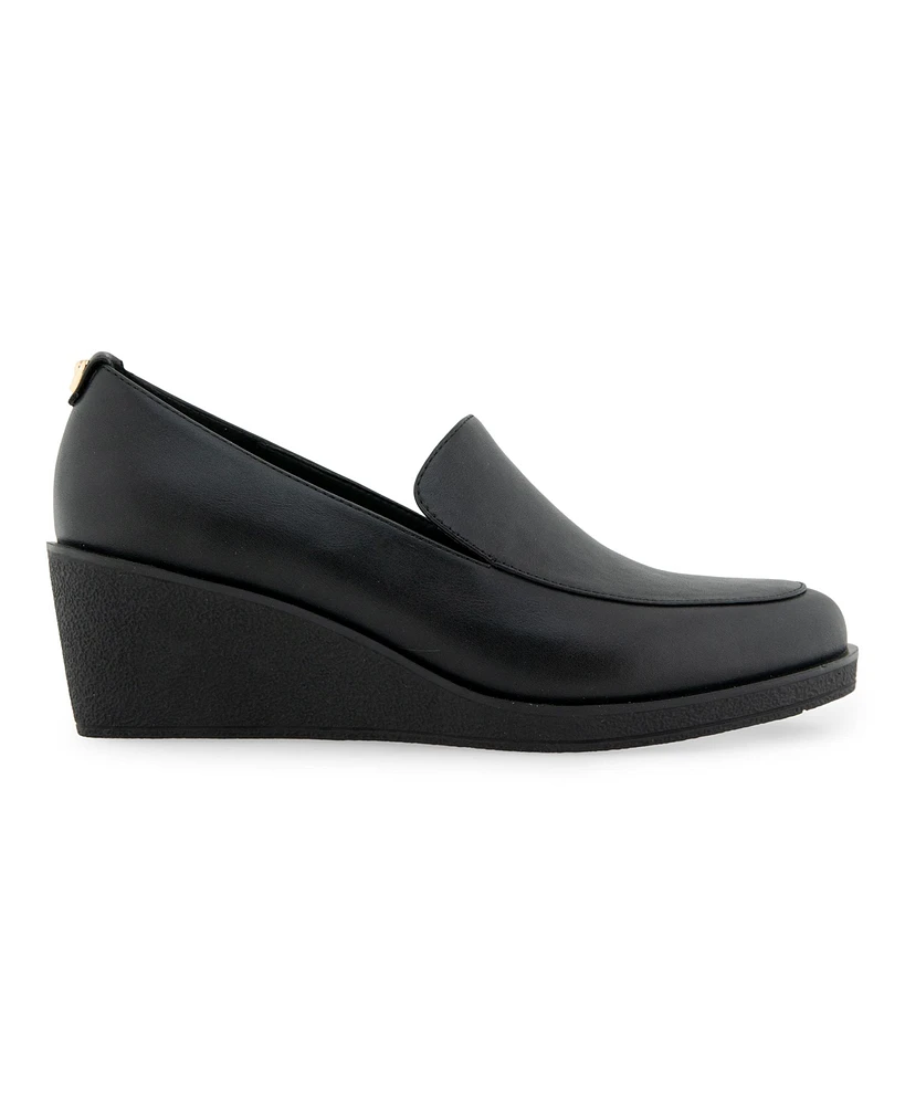 Aerosoles Women's Basil Wedge Heel Loafers