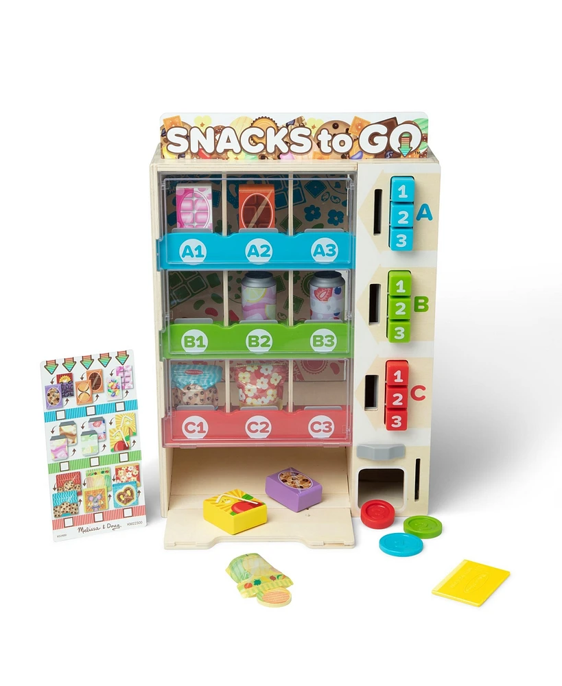 Melissa and Doug Sort, Stock & Select Wooden Vending Machine Playset