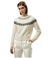 Fair Isle Crewneck Sweater for Women