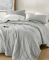 510 Design Mina Waffle Weave Textured 3-Pc. Quilt Set, Full/Queen