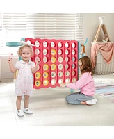 Jumbo 4-to-Score 4 A Row Giant Game Set with Stickers for Kids Adults