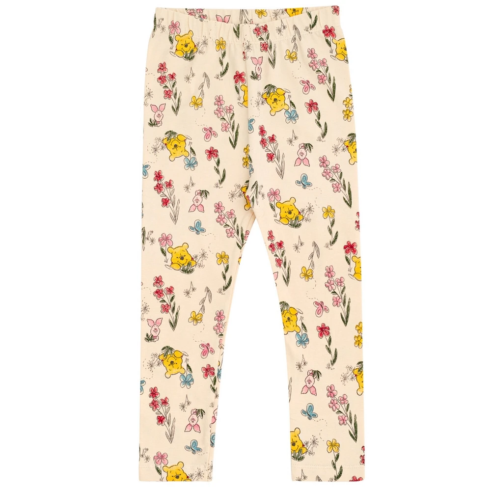 Winnie the Pooh Toddler Girls Peplum T-Shirt and Leggings Outfit Set