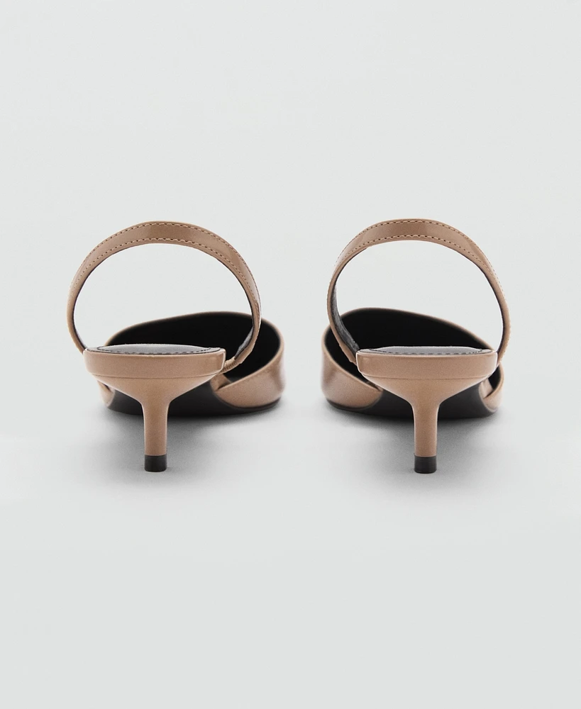 Mango Women's Kitten Heeled Shoes