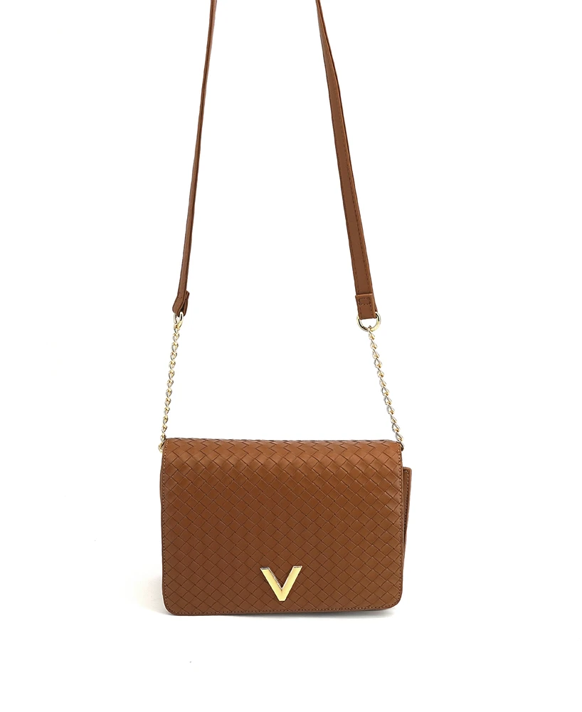 Like Dreams Haven Flap Woven Crossbody Bag