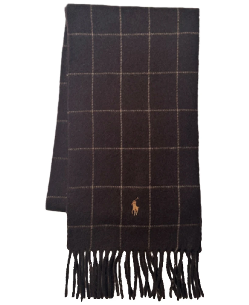 Polo Ralph Lauren Men's Reversible Windowpane Scarf