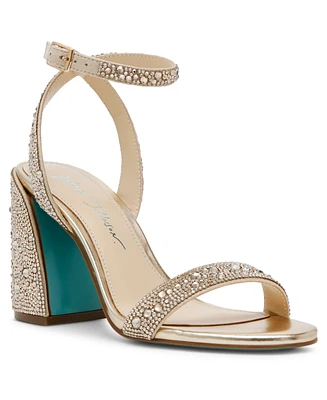 Betsey Johnson Women's Jet Block Heel Dress Sandals